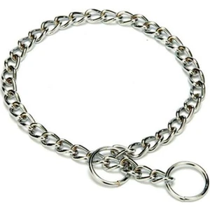 Boğma Zincir Köpek Boyun Tasması 4 mm x 60 cm