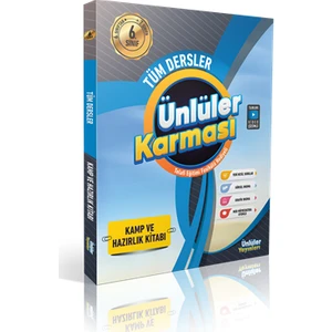 Ünlüler Karması 6. Sınıf'dan 7. Sınıfa Tüm Dersler Kamp ve Hazırlık Kitabı