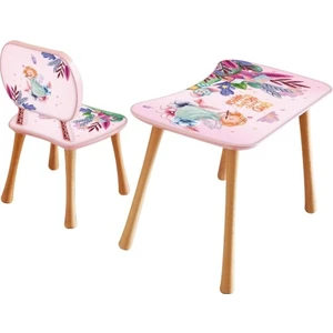 Popcorn Kids Melekler Sandalyeli Aktivite Masa Seti 2 - 6 Yaş