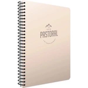 Pastoral Spiralli Plastik Kapak Defter 96 Yaprak Kareli 17 x 24 cm