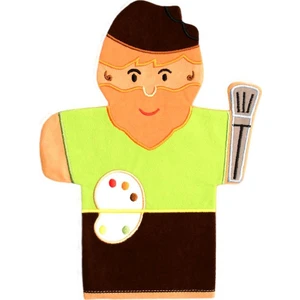 Anki Toys Meslekler El Kuklası Ressam