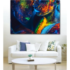 Hediyeler Kapında 90 x 130 Dekoratif Duvar Kanvas Tablo