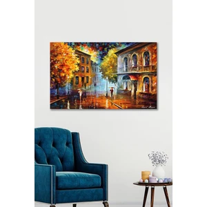 Hediyeler Kapında 50 x 70 Sonbahar Sanatsal Duvar Kanvas Tablo