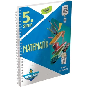 Murat Yayınları Okulum Akıllı Defter 5.Sınıf Matematik