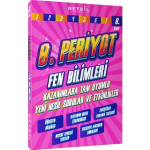 Netbil Yayıncılık 8. Sınıf Fen Bilimleri Periyot