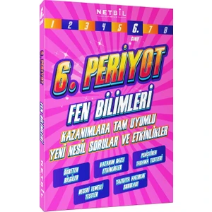 Netbil Yayıncılık 6. Sınıf Fen Bilimleri Periyot