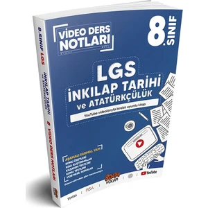Benim Hocam Yayınları LGS 8.Sınıf Inkılap Tarihi Ve Atatürkçülük Video Ders Notları