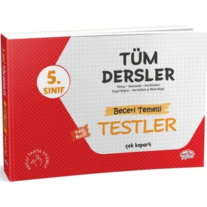 Editör Yayınları 5. Sınıf Tüm Dersler Beceri Temelli Testler