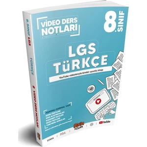 Benim Hocam Yayınları LGS 8.Sınıf Türkçe Video Ders Notları