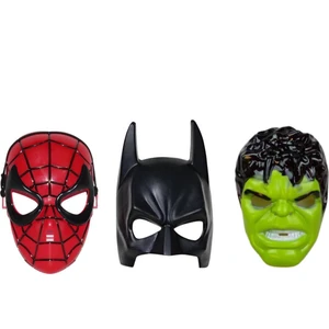 Spiderman Örümcek Adam + Batman + Hulk Maske 3'lü