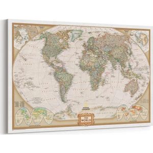 National Dünya Haritası Tablosu