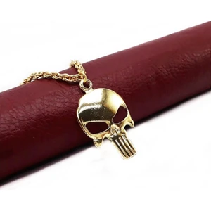 Burgu Zincir Punisher Erkek Kolye