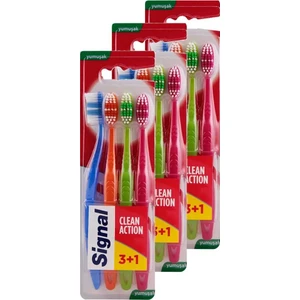 Clean Action Diş Fırçası Yumuşak 3+1 3'lü Set