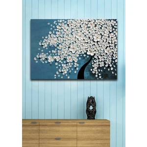 Hediyeler Kapında  Kır Çiçeği Duvar Kanvas Tablo 50 x 70 cm