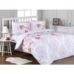Modaletto Folk Flora Pembe Çift Kişilik Nevresim Takımı