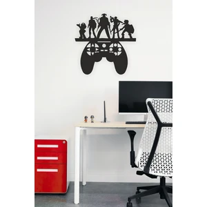 Unt Gamepad Azer Kesim Ahşap Dekoratif Tablo 48 x 48 cm