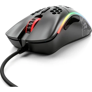 Model D Kablolu Mat Siyah Orta/Küçük El RGB Oyuncu Mouse GLO-MS-DM-MB