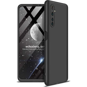 Realme 6 Pro Kılıf 3 Parça 360 Soft Hard Koruma Ays Siyah