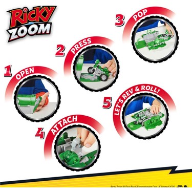 Tomy Ricky Zoom Çık ve Fırla Set- Go Dj TRZ20034 Fiyatı