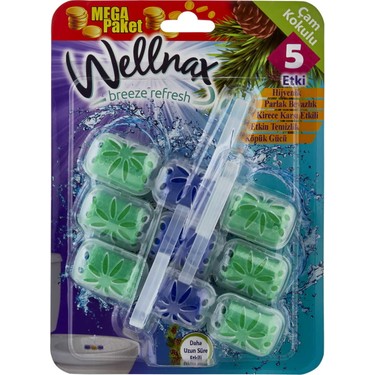 Wellnax Breeze Refresh Wc & Klozet Blok Çam Mega Paket x1 Fiyatı