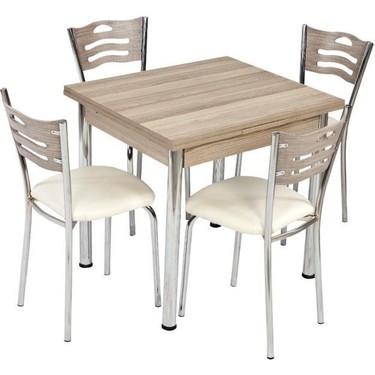 sivasgozde mutfak masasi ve 4 adet sandalye takimi 70 x 80 fiyati