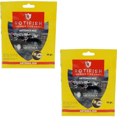 Rotifish Artemia Mix Balık Yemi 18 gr x 2