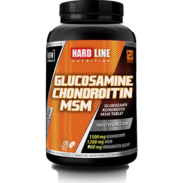 Hardline Glucosamine Chondroitin Msm 120