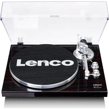 Lenco LBT-188 Wa Retro Koyu Kahverengi Bluetoothlu Pikap Plak