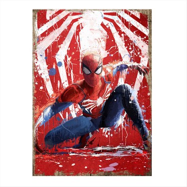 Tablomega Spiderman Art Mdf Tablo Fiyatı - Taksit Seçenekleri