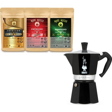 Moka Express Nera 1 Cup Siyah + 100 gr 