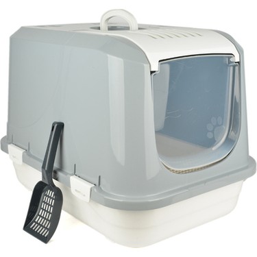 Flip Lux Kapakli Kedi Tuvaleti Buyuk Fiyati Taksit Secenekleri