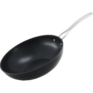 Nehir Titanium Siyah 28 Cm Wok