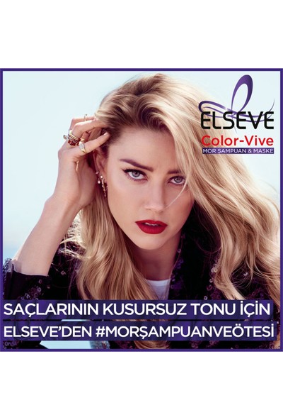 Elseve Turunculaşma Karşıtı Mor Şampuan 200 ml