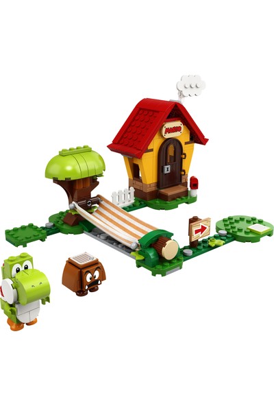 LEGO® Super Mario™ 71367 Mario’nun Evi ve Yoshi Ek Macera Seti Yapım Seti Yaratıcı Çocuklar için Koleksiyonluk Oyuncak