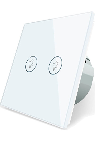 Alp Smart AS-872EU Dokunmatik Çiftli Wi-Fi Akıllı Duvar Anahtarı