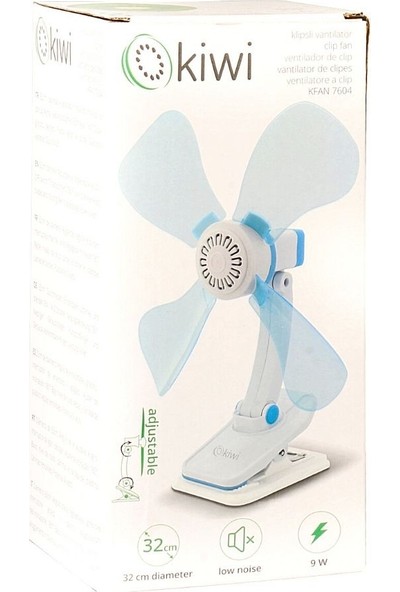 Kiwi Şarjlı Masa Üstü Vantilatör
