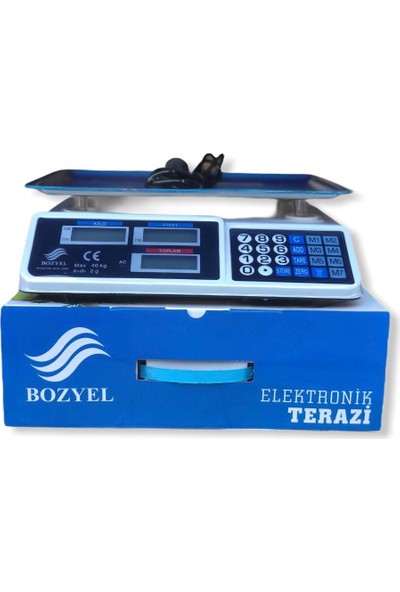 Bozyel Elektronik Dijital Bakkal Market Manav Terazisi 40 kg