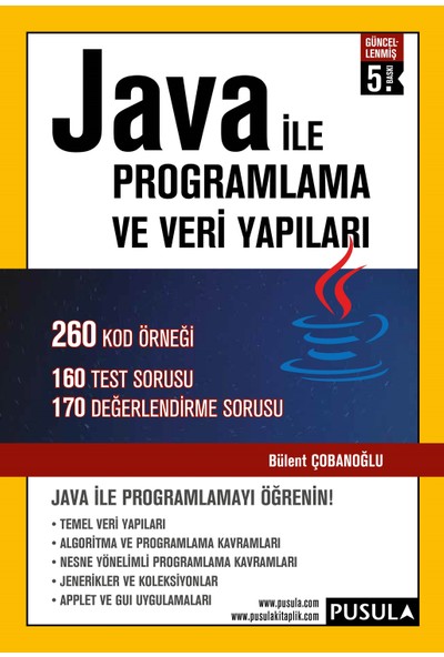 Java ile Programlama ve Veri Yapıları - Bülent Çobanoğlu