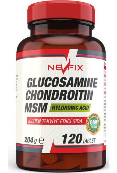 Nevfix Glucosamine Chondroitin Msm 120 Tablet