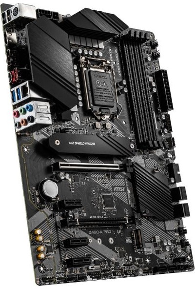 MSI Z490-A Pro Soket 1200 DDR4 4800 (OC) PCI-E Gen 4 ,M.2 USB3.2 1x 2.5G LAN ATX Anakart