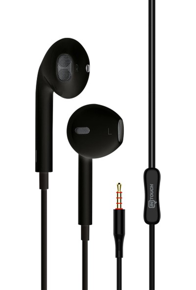 Intouch Sense Stereo 3.5mm jak Girişli Kablolu Kulaklık, Siyah