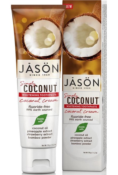 Jasön Simply Coconut Cream Diş Macunu 119 gr