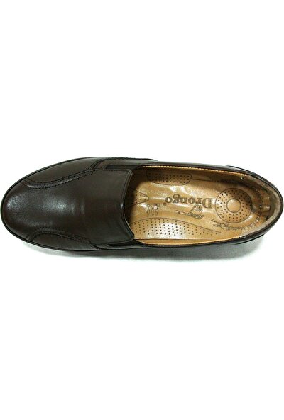 Drongo 165 Kahverengi Deri Anatomik Comfort Kadın Ayakkabı