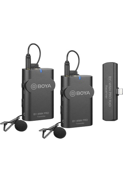 Boya By-Wm4 Pro-K4 Iphone Ikili Kablosuz Mikrofon