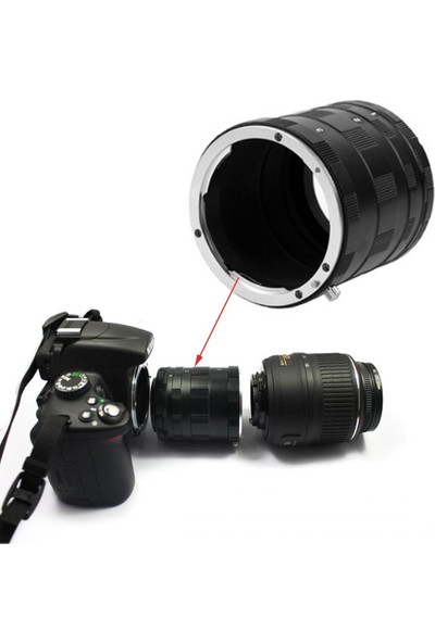 Tianya Makro Uzatma Tüpü Extension Tube Canon 1000D 1100D 1200D 1300D 1500D 2000D 4000D