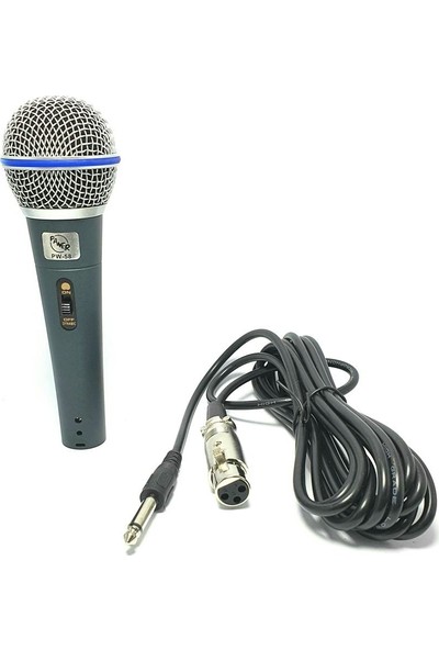 Pawer Pw-58 Profesyonel Kablolu Mikrofon El Tipi