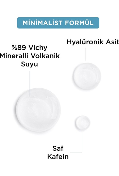 Vichy Mineral 89 Göz Çevresi Bakımı Kaynaklı Hyalüronik Asit ve Saf Kafein ile Nemlendirme 15 ml