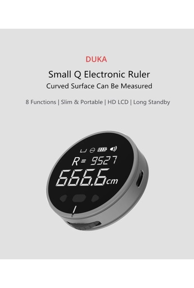 Xiaomi Duka Small Q LCD Ekranlı Elektronik Metre Yeni Nesil Duka Q