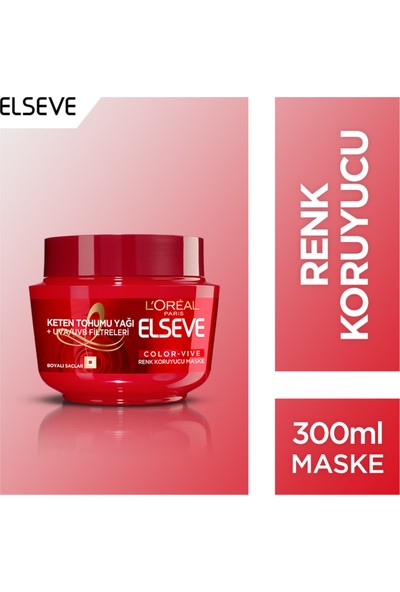 L'Oréal Paris Elseve Colorvive Renk Koruyucu Maske 300 ml