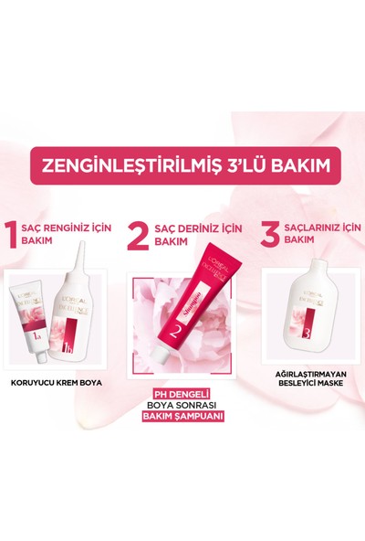L'Oréal Paris Excellence Creme Saç Boyası 1.01 Derin Saf Siyah